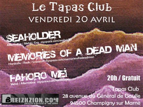 Affiche de concert Seaholder n°8