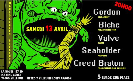 Affiche de concert Seaholder n°10