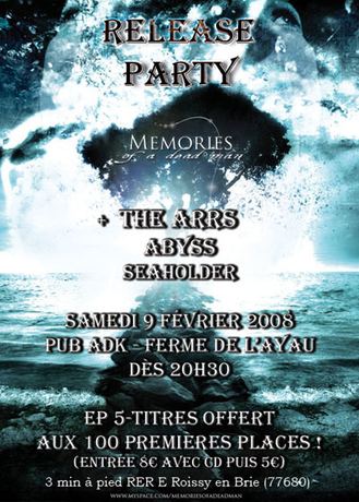 Affiche de concert Seaholder n°14