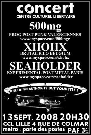 Affiche de concert Seaholder n°37