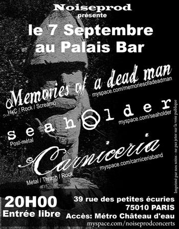 Affiche de concert Seaholder n°40