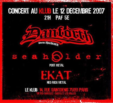 Affiche de concert Seaholder n°41