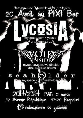 Affiche de concert Seaholder n°45