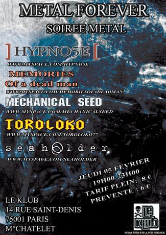 Affiche de concert Seaholder n°48