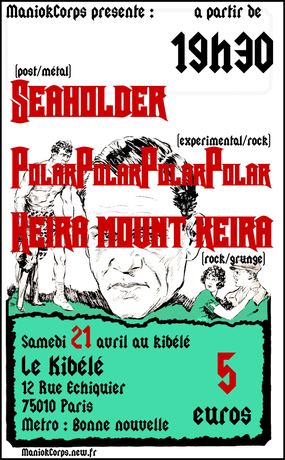 Affiche de concert Seaholder n°50